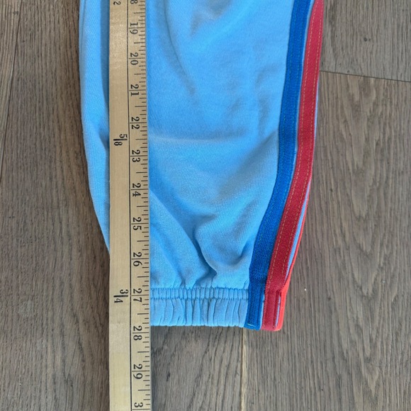 Aviator Nation Womens Blue Rainbow Stripe Jogger Sweatpants Size S - Picture 8 of 10